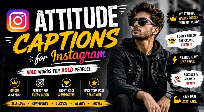 Attitude Captions for Instagram