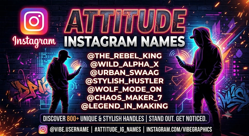 Attitude instagram names