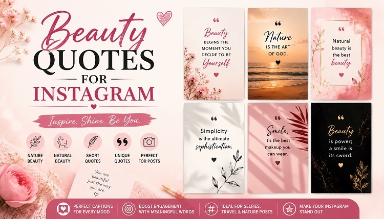 Beauty Quotes for Instagram