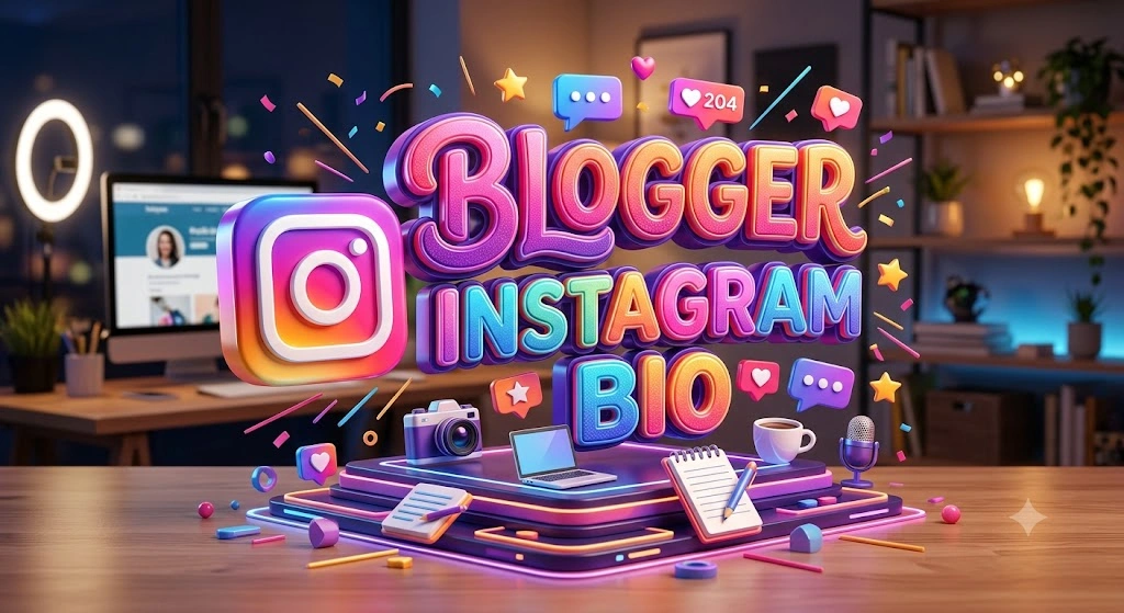 Blogger Instagram Bio