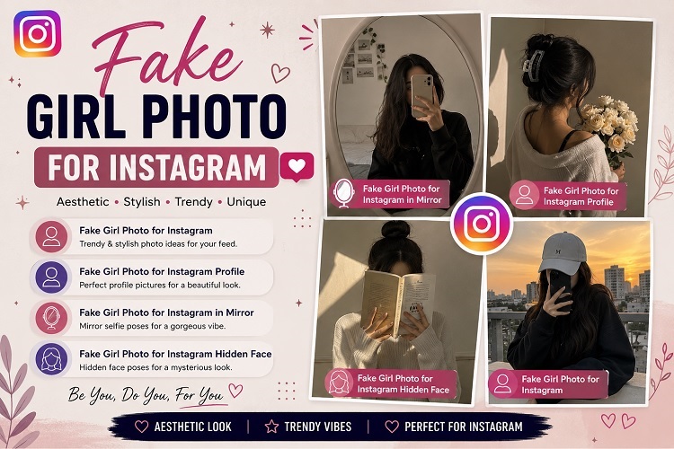 Fake Girl Photo for Instagram