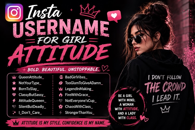 Insta Username for Girl Attitude