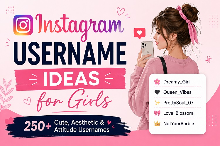 Instagram Username Ideas for Girls