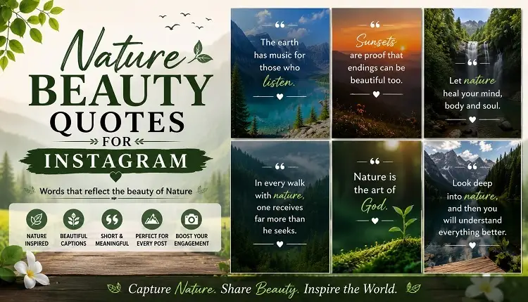 Nature Beauty Quotes for Instagram
