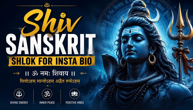 Shiv Sanskrit Shlok for Insta Bio