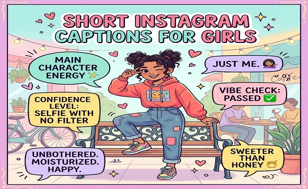 Short Instagram Captions for Girls