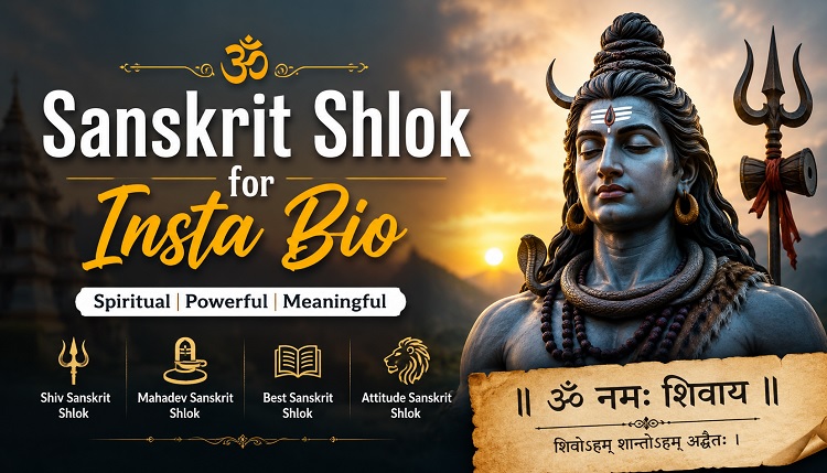 sanskrit shlok for insta bio