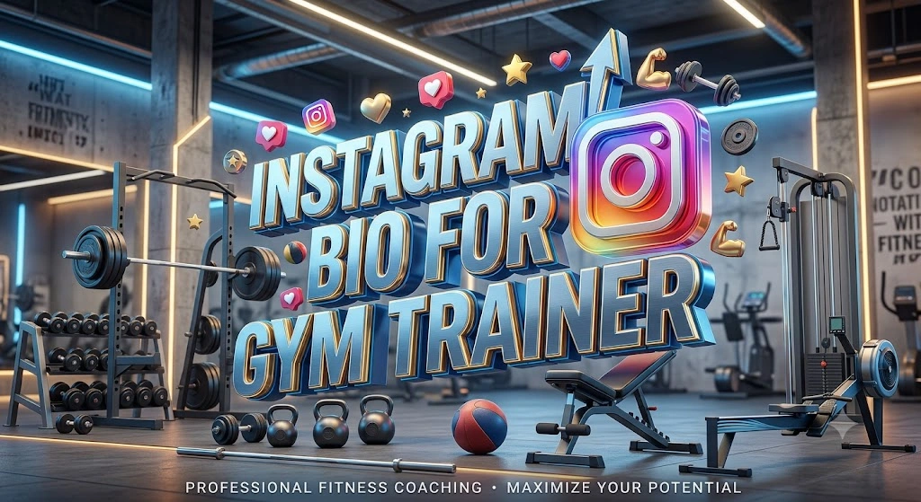 Instagram Bio for Gym Trainer