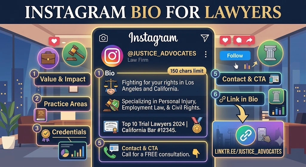 Instagram Bio for Lawyers